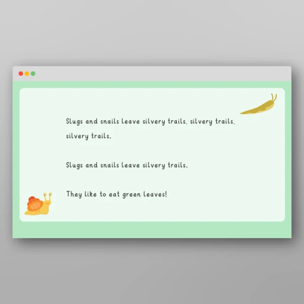 An image of the Minibeasts Rhyme Resource
