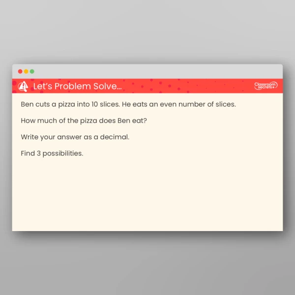 An image of the Tenths as Decimals Teaching PPT Resource