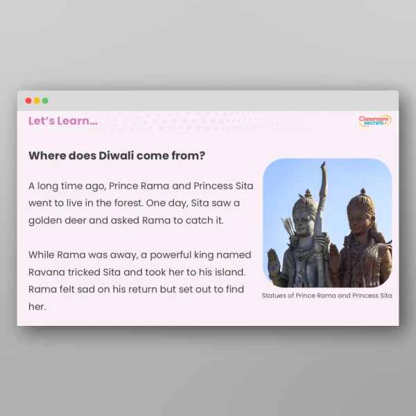 An image of the Diwali Whole School Assembly Resource