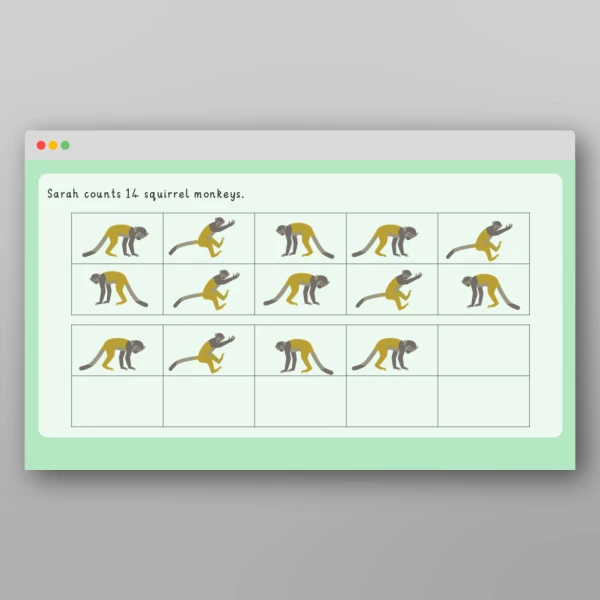 An image of the Amazing World - Rainforests Maths Story Resource