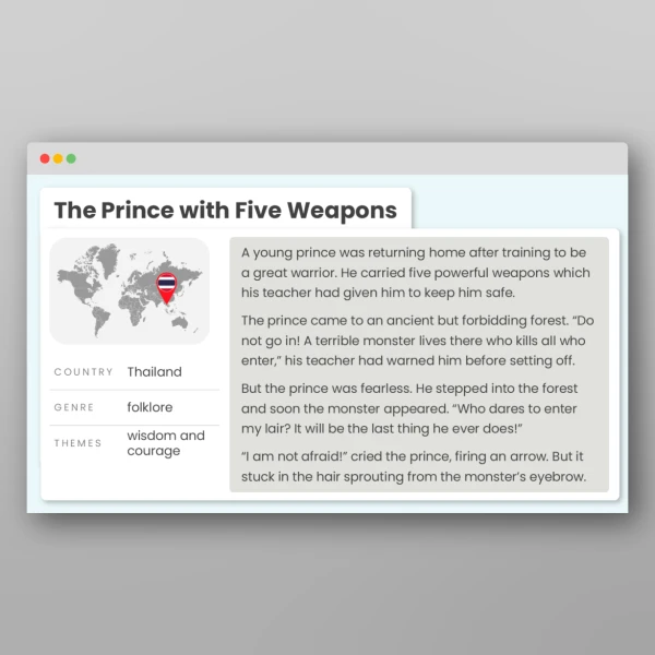 An image of the Around the World in 80 Stories - Asia Resource