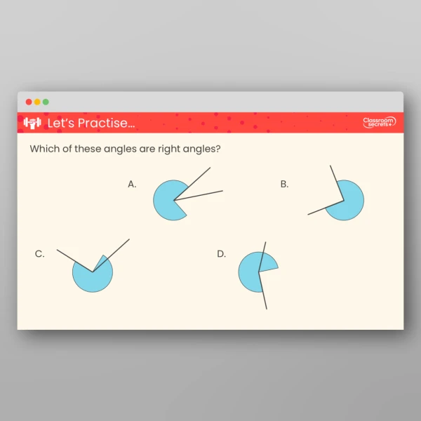An image of the Right Angles Teaching PPT Resource