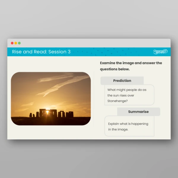 An image of the Rise and Read Summer Solstice Resource