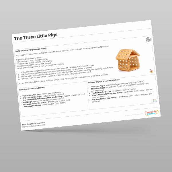 An image of the The Three Little Pigs Provision Enhancements Resource