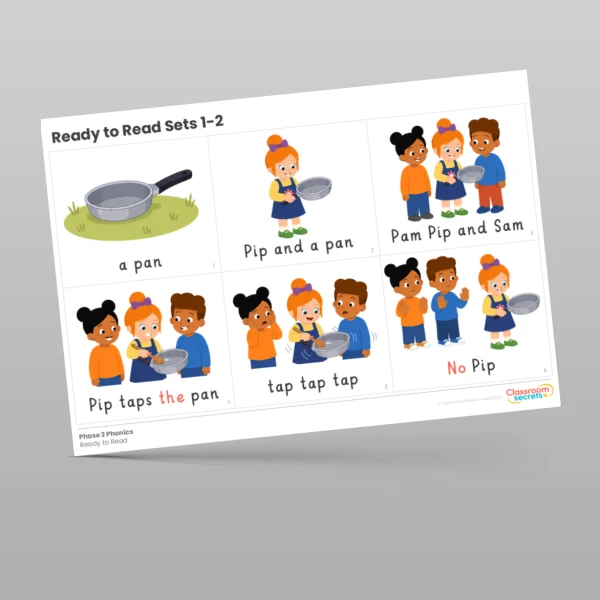 An image of the Ready to Read Short Caption Stories Sets 1-2 Resource