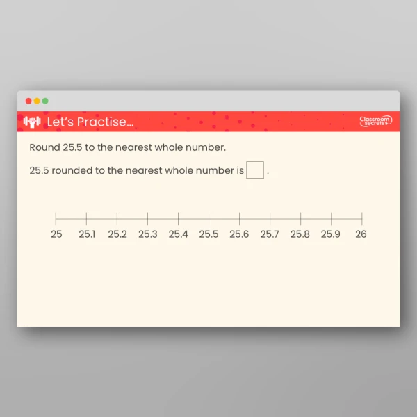 An image of the Round to the Nearest Whole Number Teaching PPT Resource