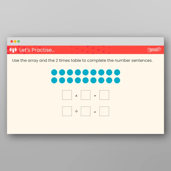 An image of the Divide by 2 Teaching PPT Resource