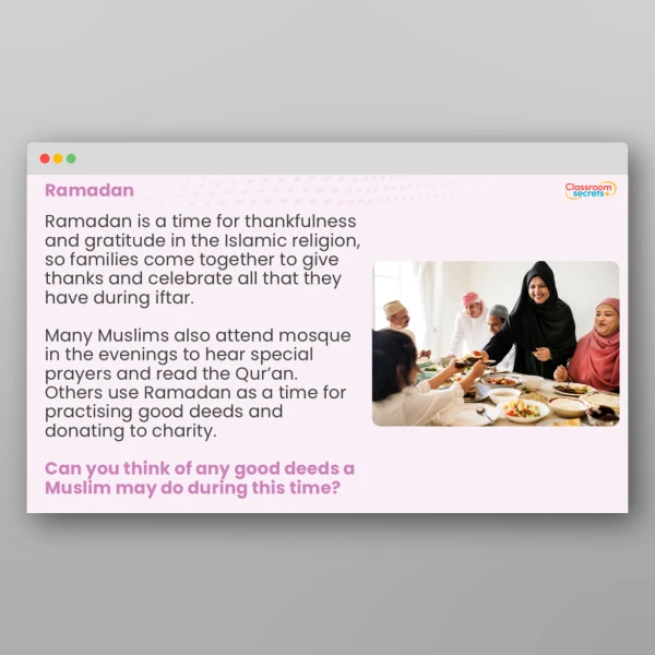 An image of the Whole School Assembly Ramadan Resource