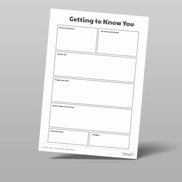 An image of the Transition Activity Pack Resource