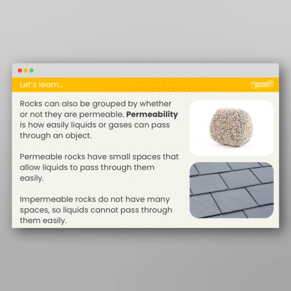 An image of the Lesson 2: How Can We Group Rocks? Investigation Resource