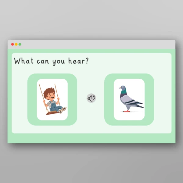 An image of the Phase 1 Phonics Environmental Sounds Park PPT Resource