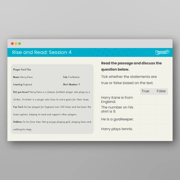 An image of the Rise and Read FIFA World Cup Resource