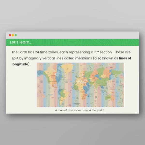 An image of the UKS2 Prime Meridian and Longitude PPT Resource