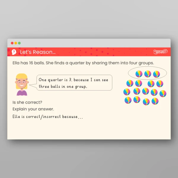 An image of the Find a Quarter Teaching PPT Resource