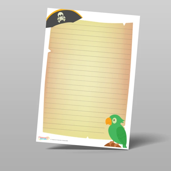 An image of the Pirate Themed Writing Frame Resource