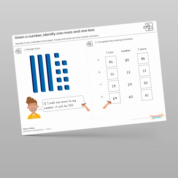An image of the Place Value Mistake Investigators Resource