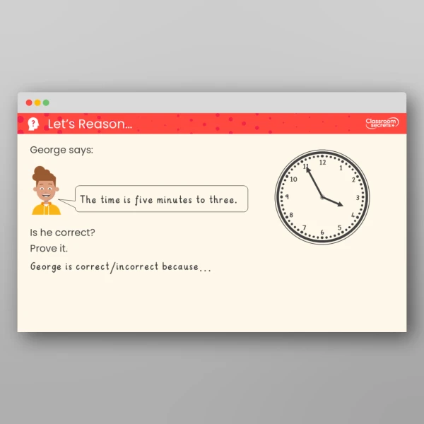 An image of the Tell the Time to the Hour Teaching PPT Resource