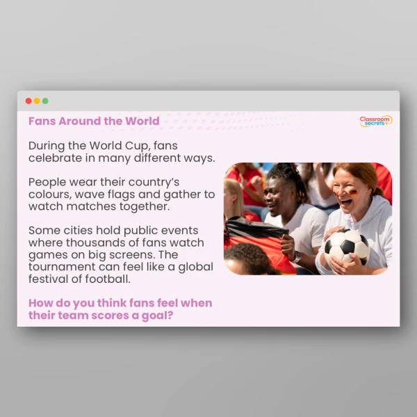 An image of the FIFA World Cup Whole School Assembly Resource