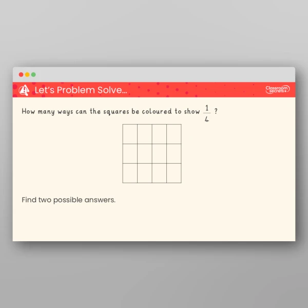 An image of the Unit Fractions Teaching PPT Resource