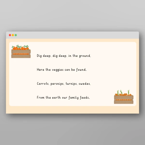 An image of the Harvest Rhyme Resource