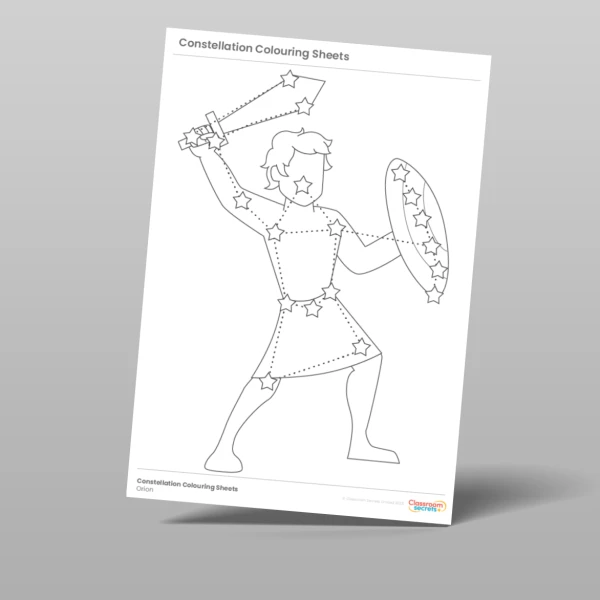 An image of the Constellation Colouring Sheets Resource