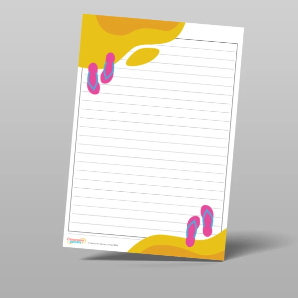 An image of the Summer Themed Writing Frames Resource