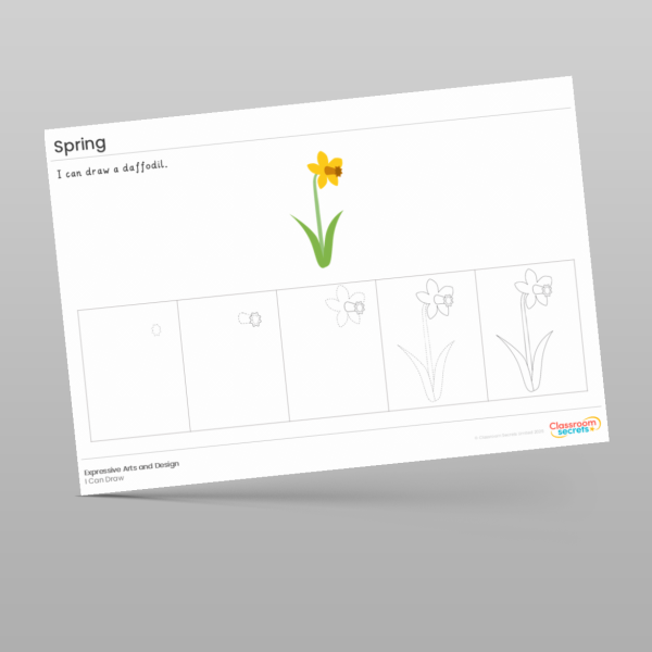 Eyfs Spring I Can Draw Resource | Classroom Secrets