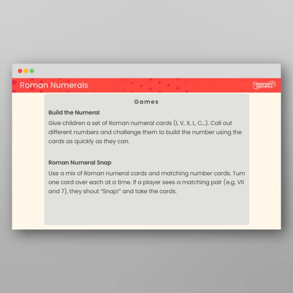 An image of the Place Value Tutor Games Bank Resource