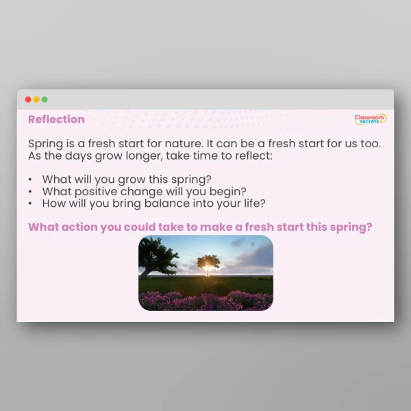 An image of the Spring Equinox Whole School Assembly Resource