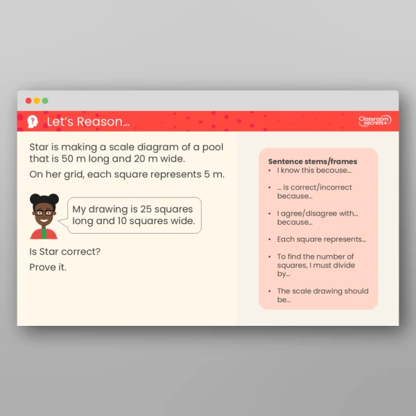 An image of the Scale Drawing Teaching PPT Resource