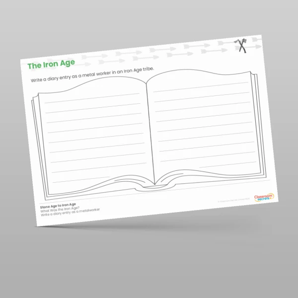 An image of the Stone Age to Iron Age What Was the Iron Age? Worksheet Resource