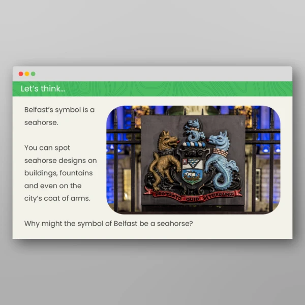 An image of the All About Belfast Geography PPT Resource