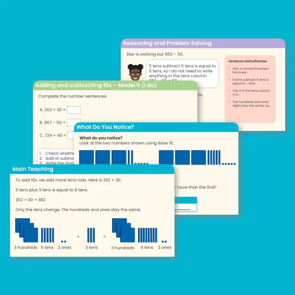 Year 3 Add and Subtract 10s Addition and Subtraction Teaching PowerPoint