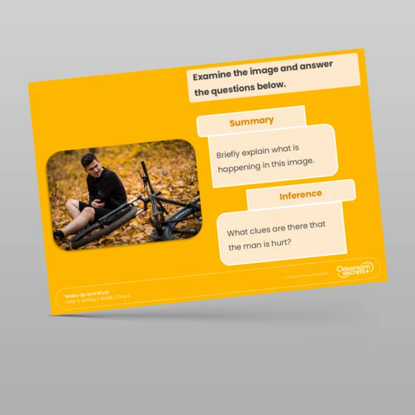 An image of the Spring 2 Week 2 Wake Up and Work Resource