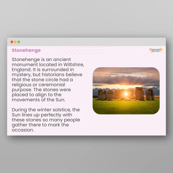 An image of the Winter Solstice Whole School Assembly PPT Resource