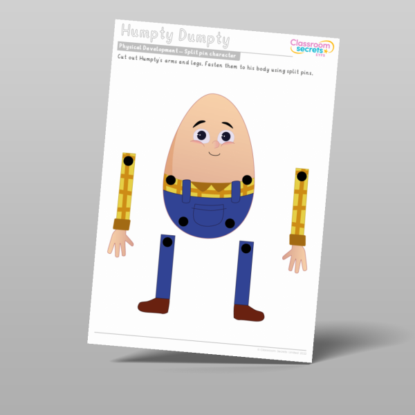 Eyfs Humpty Dumpty Split Pin Character Resource | Classroom Secrets