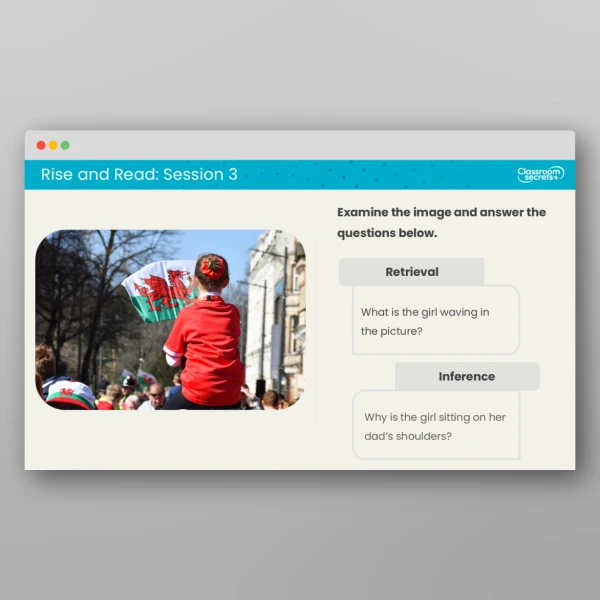 An image of the Rise and Read St David's Day Resource