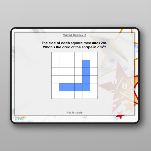 Year 5 Area Of Compound Shapes Modelling Ppt Resource | Classroom Secrets