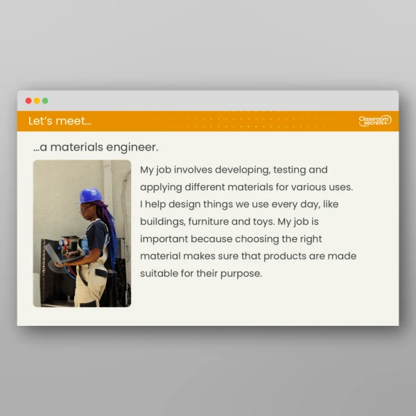 An image of the Lesson 5: What Makes a Material Suitable for a Purpose? Resource