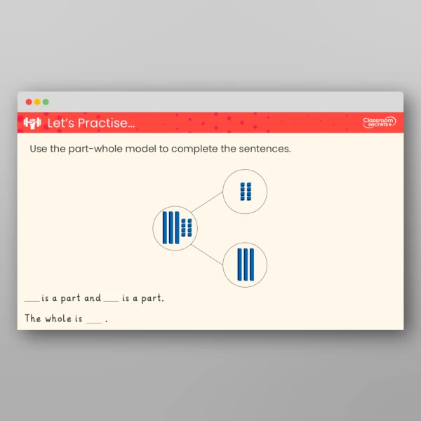 An image of the Partition Numbers to 100 Teaching PPT Resource