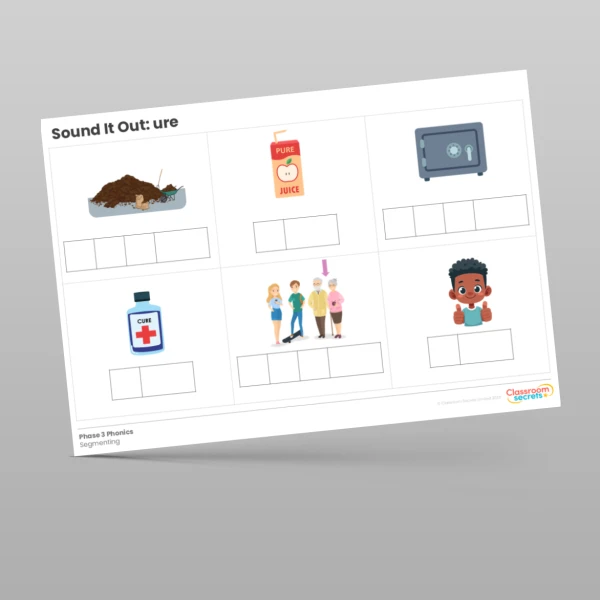 An image of the Phonics Sound it Out ure Resource