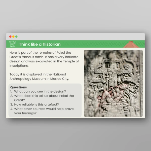 An image of the Lesson 4: Who Was Pakal the Great? PPT Resource