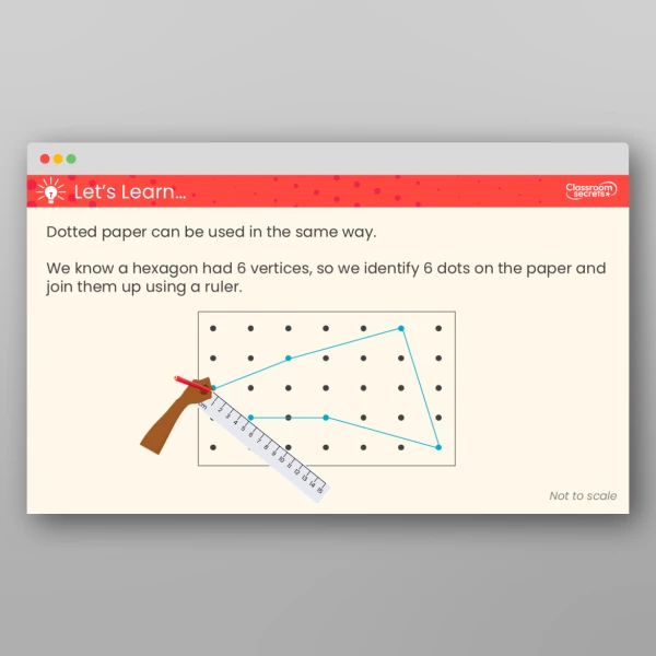 An image of the Draw Polygons Teaching PPT Resource