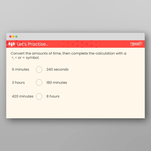 An image of the Hours, Minutes and Seconds Teaching PPT Resource