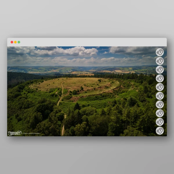 An image of the Time Travel Adventure - Stone Age to Iron Age Soundscape Resource