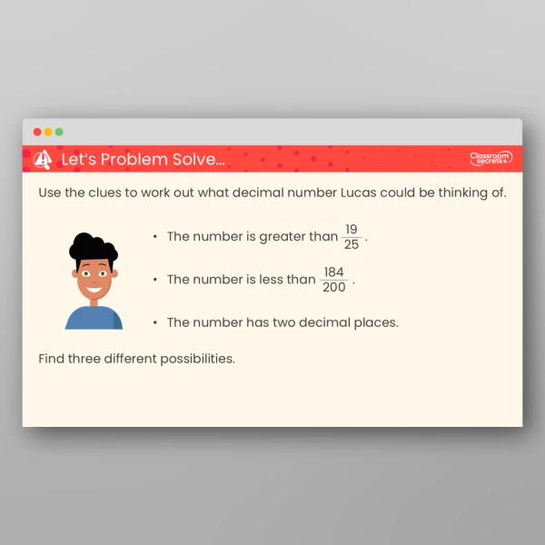 An image of the Decimal and Fraction Equivalents Teaching PPT Resource