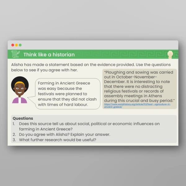 An image of the Lesson 4: What Was Daily Life Like in Ancient Greece? PPT Resource