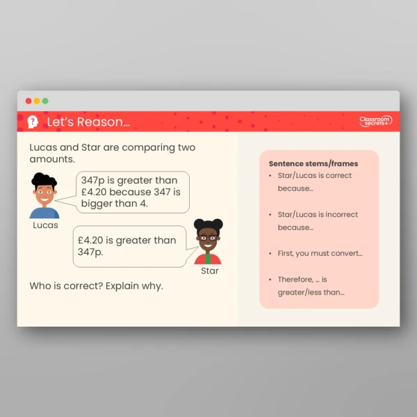 An image of the Compare Amounts of Money Teaching PPT Resource
