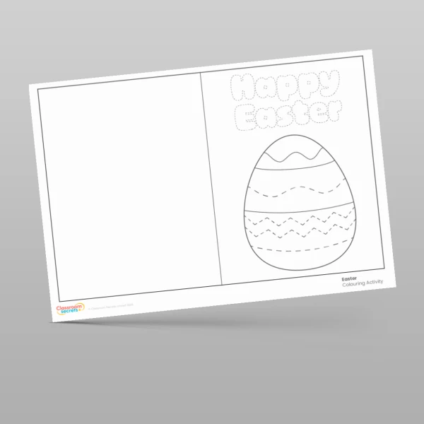 An image of the Easter Card Templates Resource