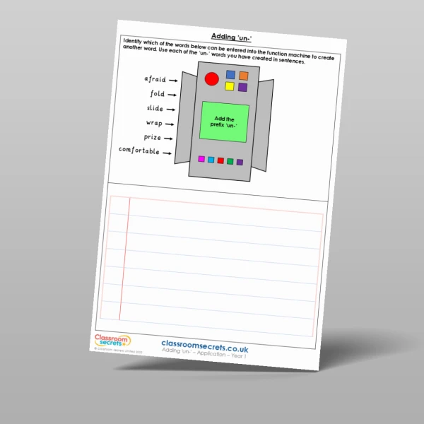 An image of the Adding ‘un-’ Application Resource